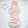 45cm夜用超長5件組 櫻桃蜜貼 有機彩棉布衛生棉
